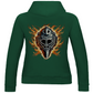 Ladies Hoodie BURNING MASK (back)