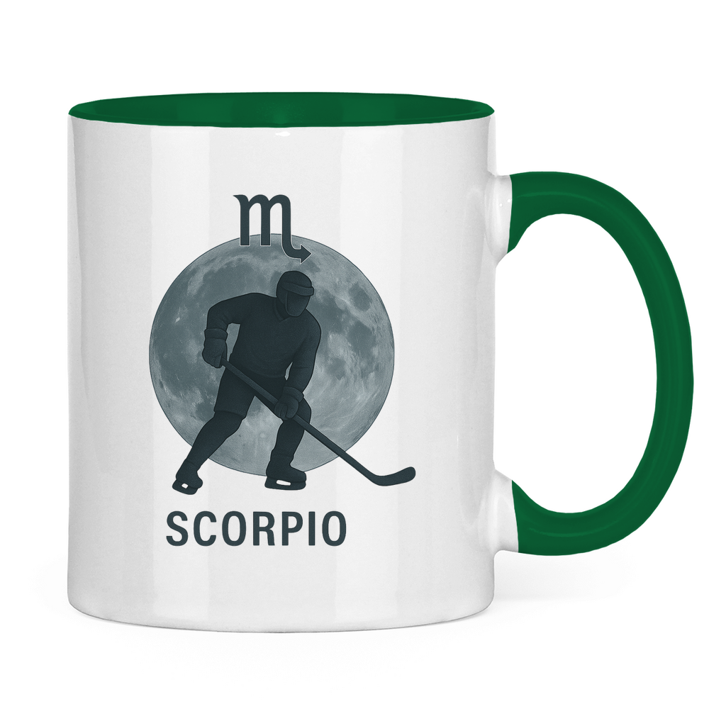 Tasse zweifarbig STERNZEICHEN SCORPIO / SKORPION