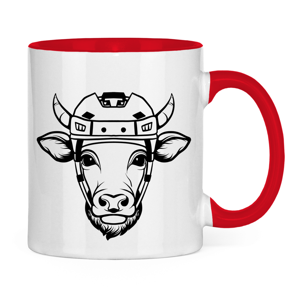 Tasse zweifarbig HOCKEYKUH