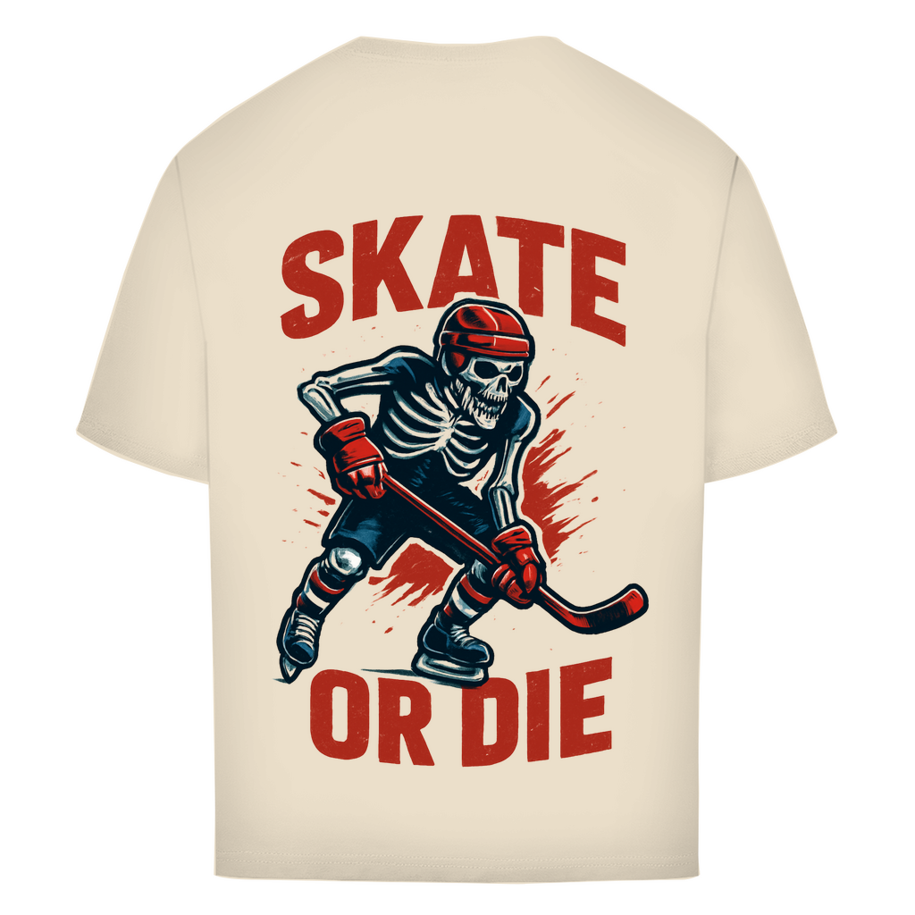 Oversize T-Shirt HALLOWEEN SKATE OR DIE (front&back)