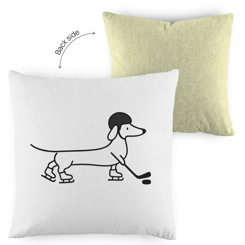 Kopfkissen zweifarbig HOCKEY DACKEL