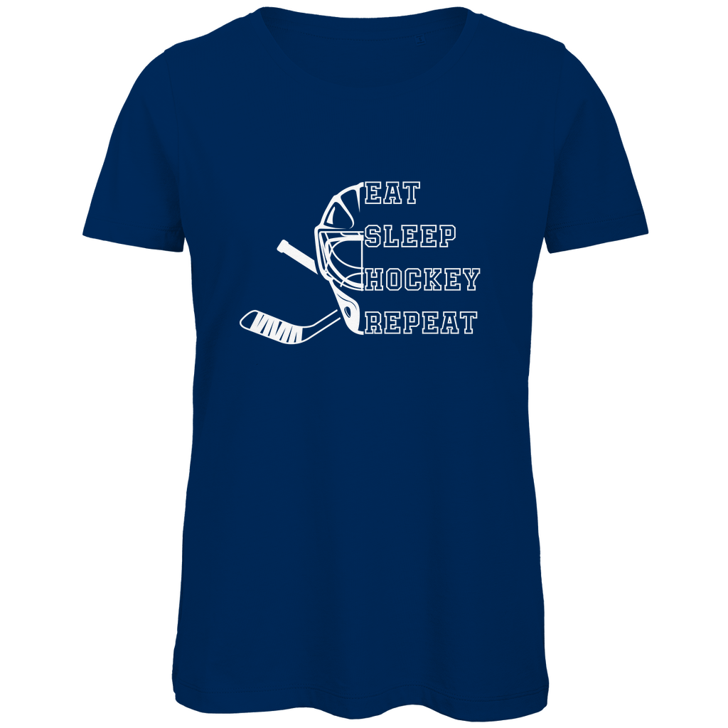 Ladies T-Shirt EAT, SLEEP GOALIE