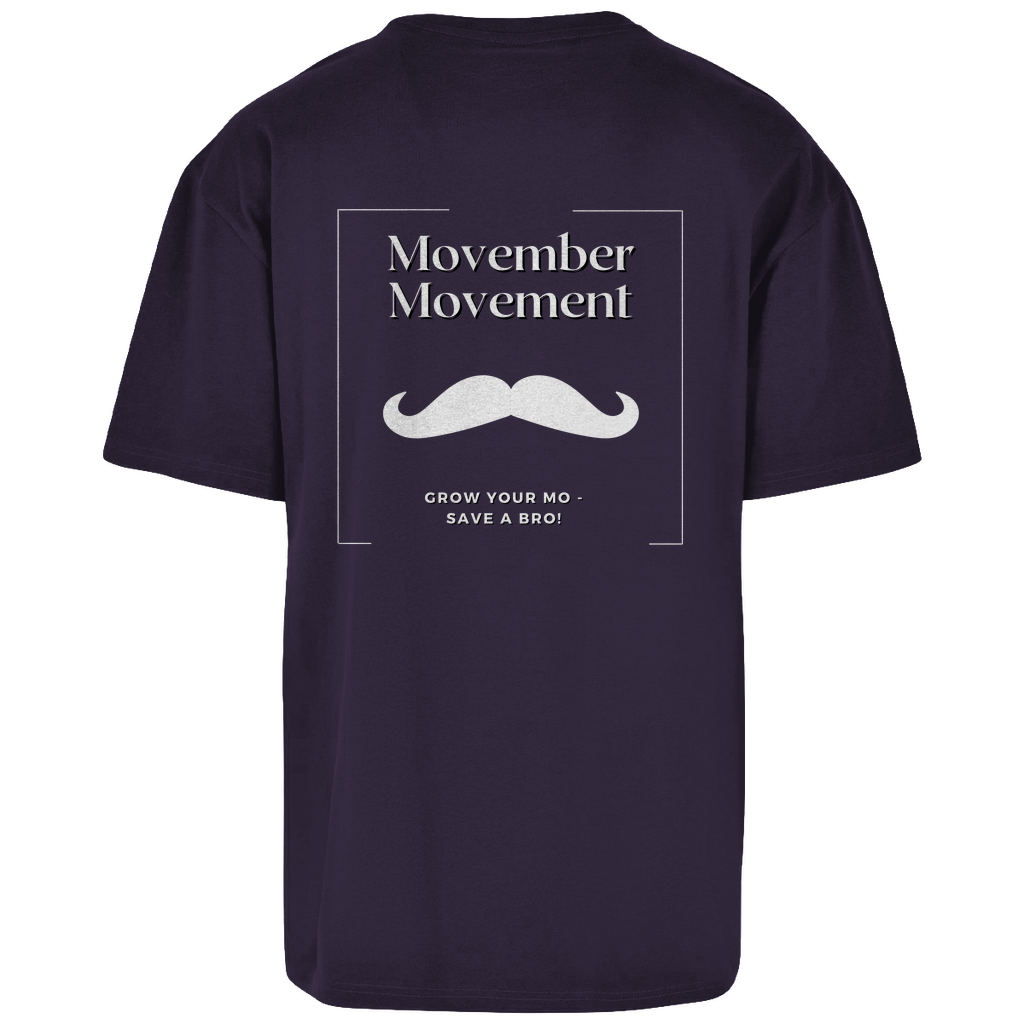 Oversize T-Shirt MOVEMBER MOVEMENT (back)