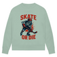 Ladies Sweatshirt HALLOWEEN SKATE OR DIE