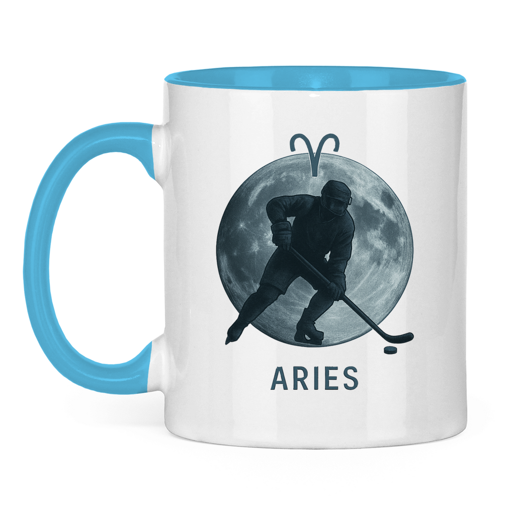 Tasse zweifarbig STERNZEICHEN ARIES / WIDDER