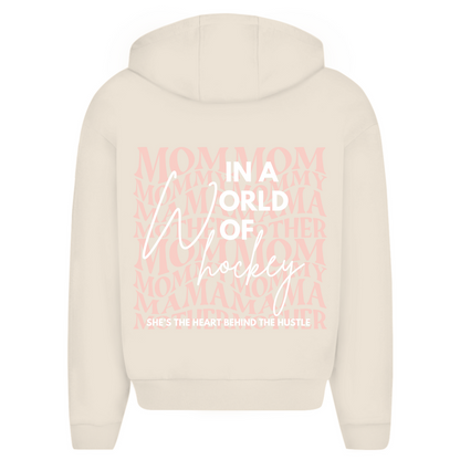 Oversize Zipper WORLD OF HOCKEY - MOM (back)
