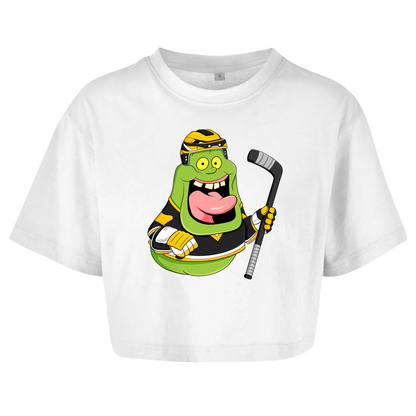 Ladies Crop Top HOCKEY SLIMER