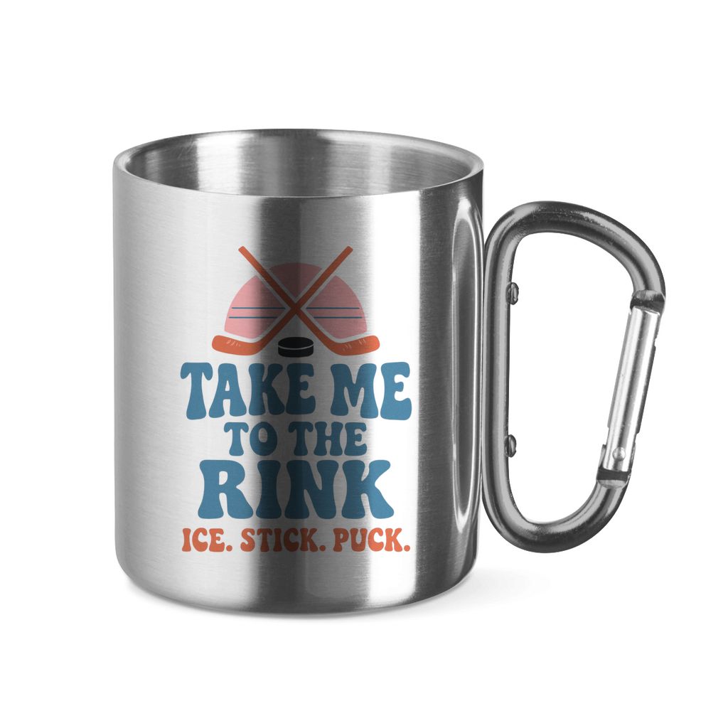 Edelstahltasse TAKE ME TO THE RINK