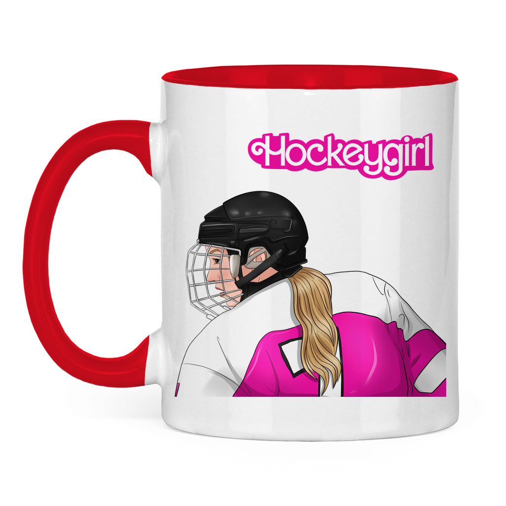 Tasse zweifarbig HOCKEYGIRL F&B