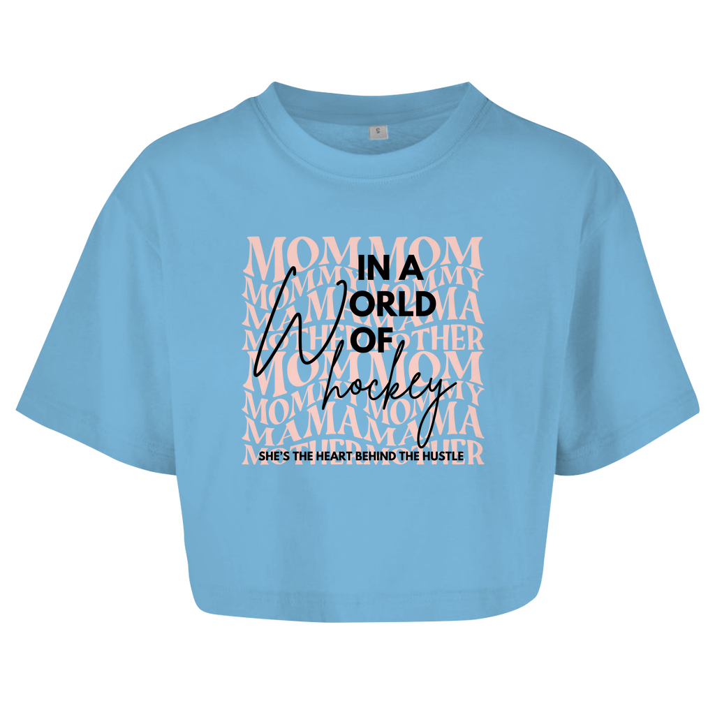 Ladies Crop Top WORLD OF HOCKEY - MOM