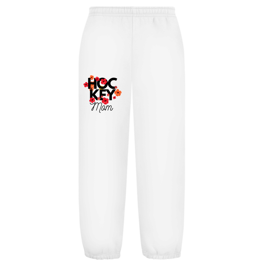 Oversize Sweatpants HOCKEY MOM FLOWERS