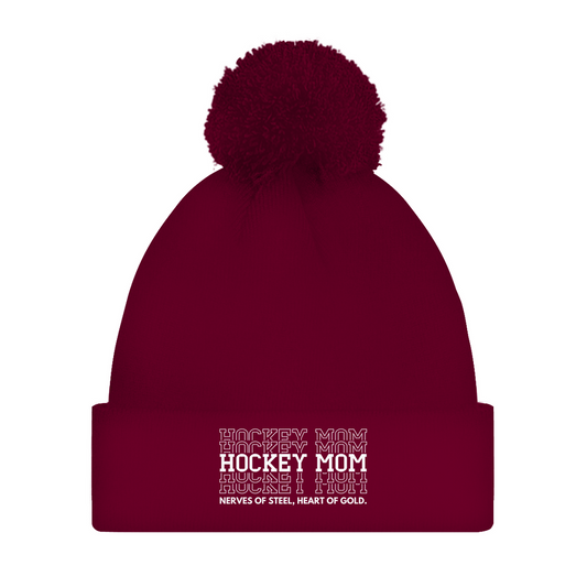Bommelmütze HOCKEYMOM NERVES & HEART