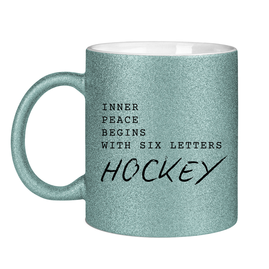 Glitzertasse INNER PEACE