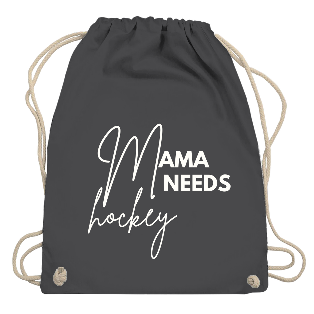 Turnbeutel MAMA NEEDS HOCKEY