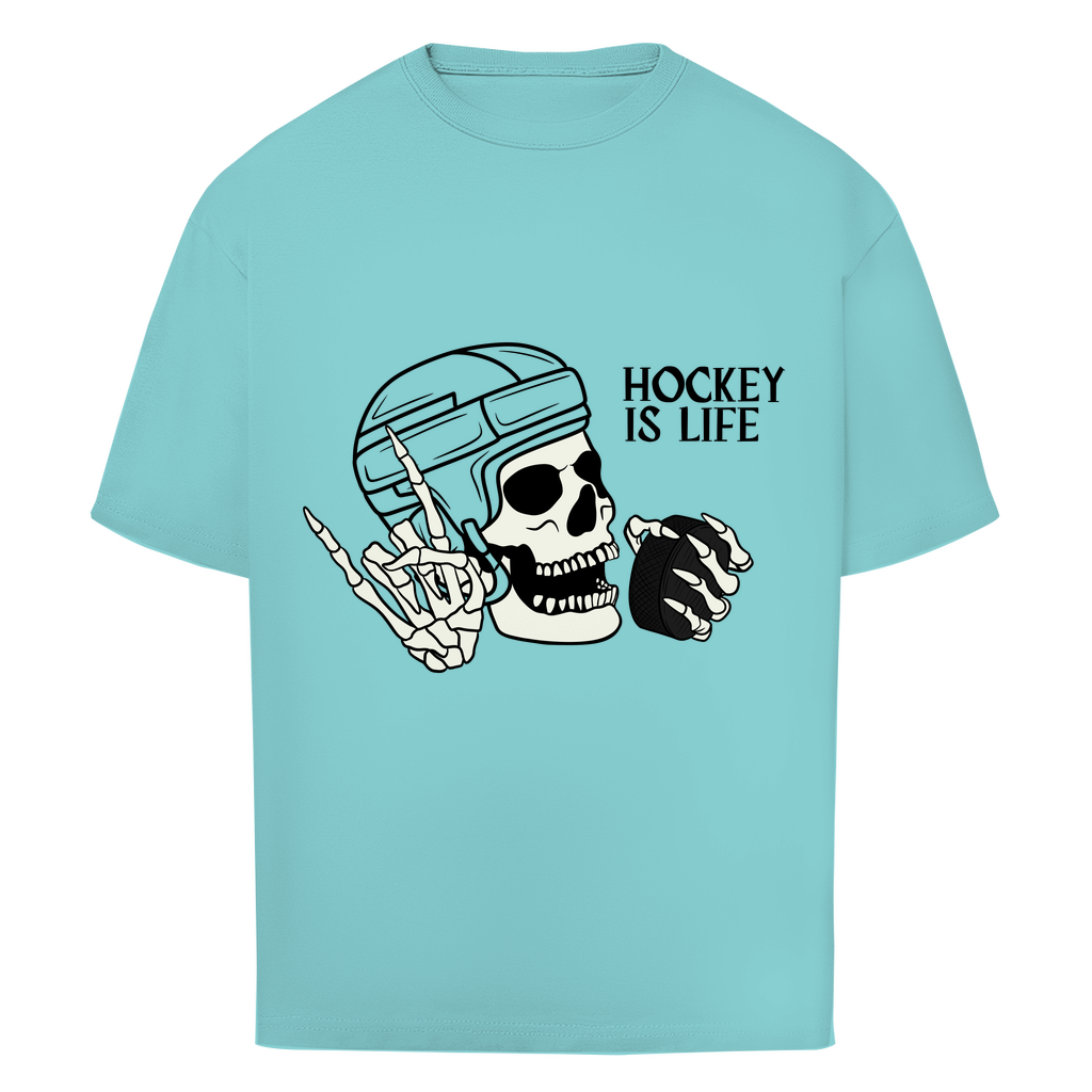 Oversize T-Shirt HOCKEY IS LIFE