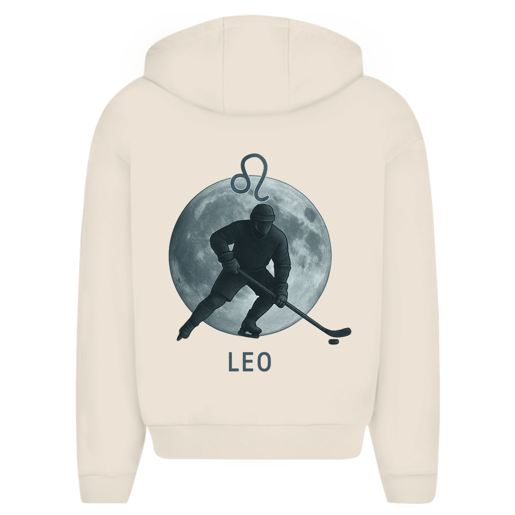 Oversize Zipper STERNZEICHEN LEO / LÖWE (front&back)