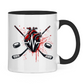 Tasse zweifarbig HOCKEY HEARTBEAT