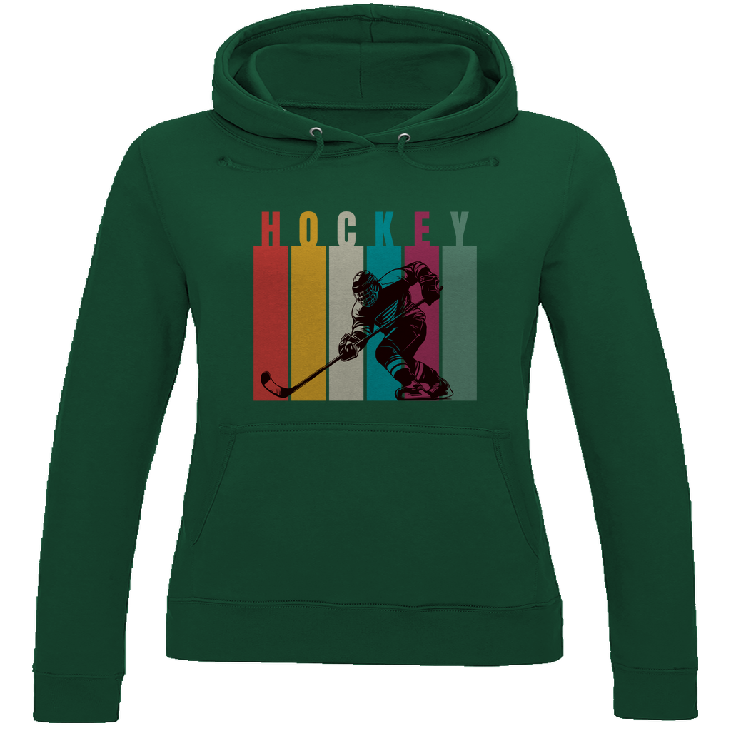 Ladies Hoodie COLOURFUL HOCKEYPLAYER