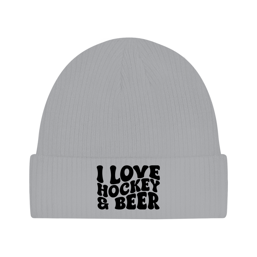 Beanie  I LOVE HOCKEY & BEER