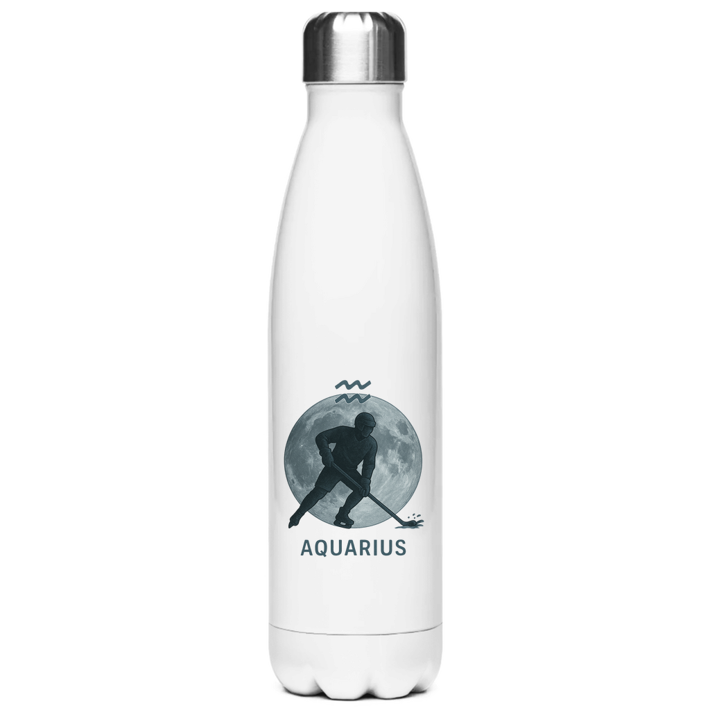 Edelstahl-Thermoflasche STERNZEICHEN AQUARIUS / WASSERMANN