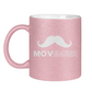 Glitzertasse MOVEMBER