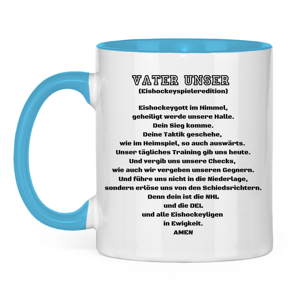Tasse zweifarbig VATER UNSER SPIELER