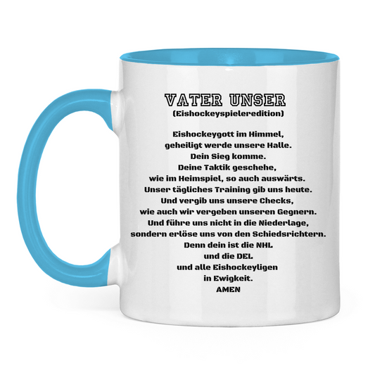 Tasse zweifarbig VATER UNSER SPIELER