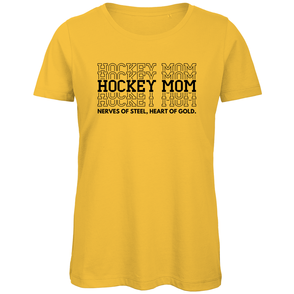 Ladies T-Shirt HOCKEYMOM NERVES & HEART