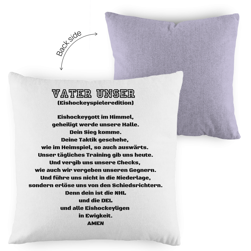 Kopfkissen zweifarbig VATER UNSER SPIELER