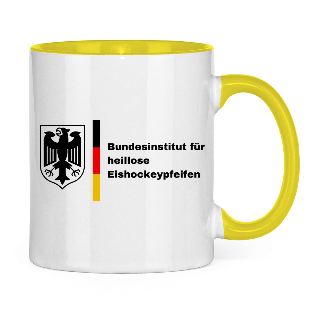 Tasse zweifarbig BUNDESINSTITUT PFEIFEN