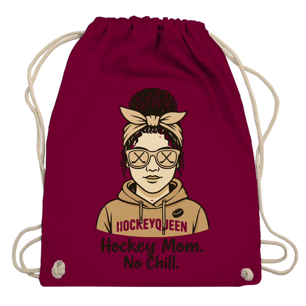 Turnbeutel HOCKEY MOM - NO CHILL