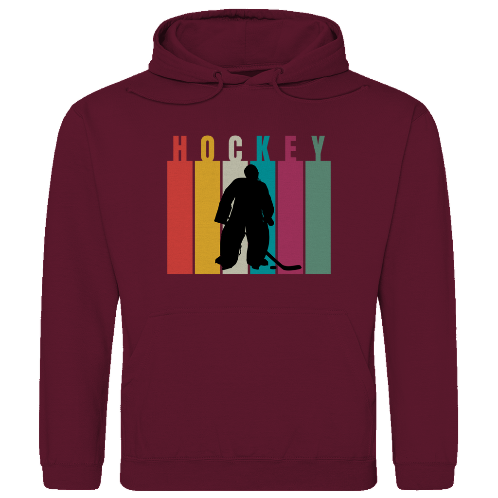 Unisex Hoodie COLOURFUL HOCKEY GOALIE