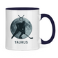 Tasse zweifarbig STERNZEICHEN TAURUS / STIER