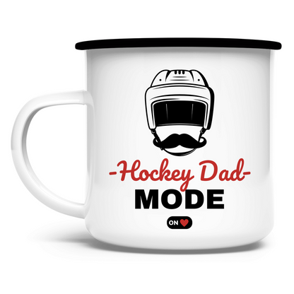 Emaille Tasse HOCKEYDAD MODE