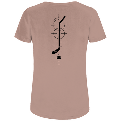 Ladies T-Shirt HOCKEYSTICK MODERN (back)
