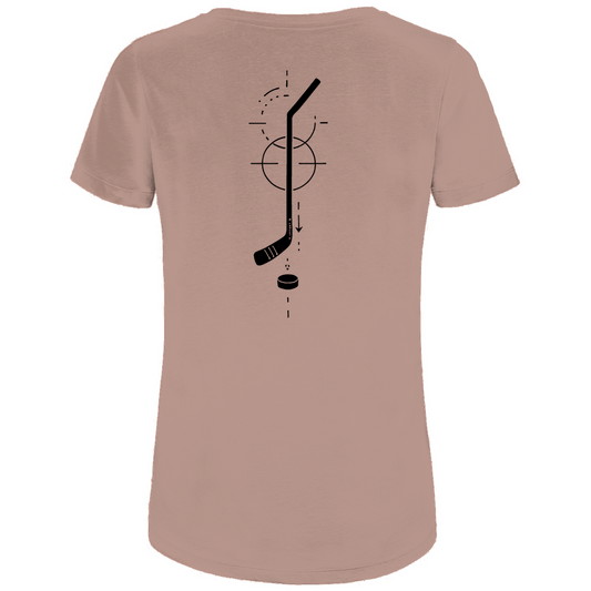 Ladies T-Shirt HOCKEYSTICK MODERN (back)