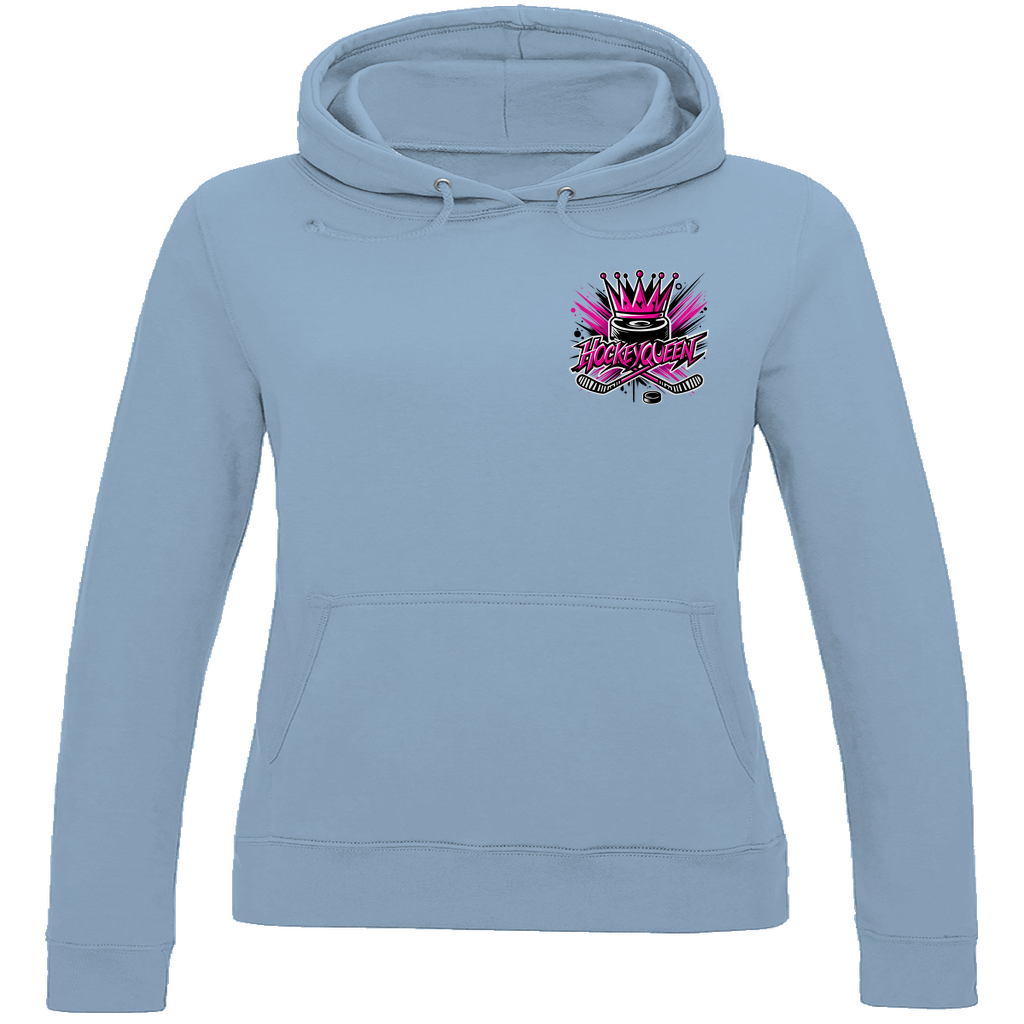 Ladies Hoodie HOCKEYQUEEN (front&back)