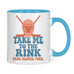 Tasse zweifarbig TAKE ME TO THE RINK GOALIE