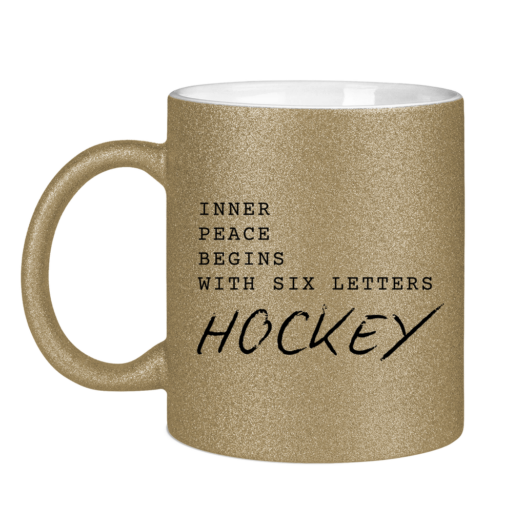 Glitzertasse INNER PEACE
