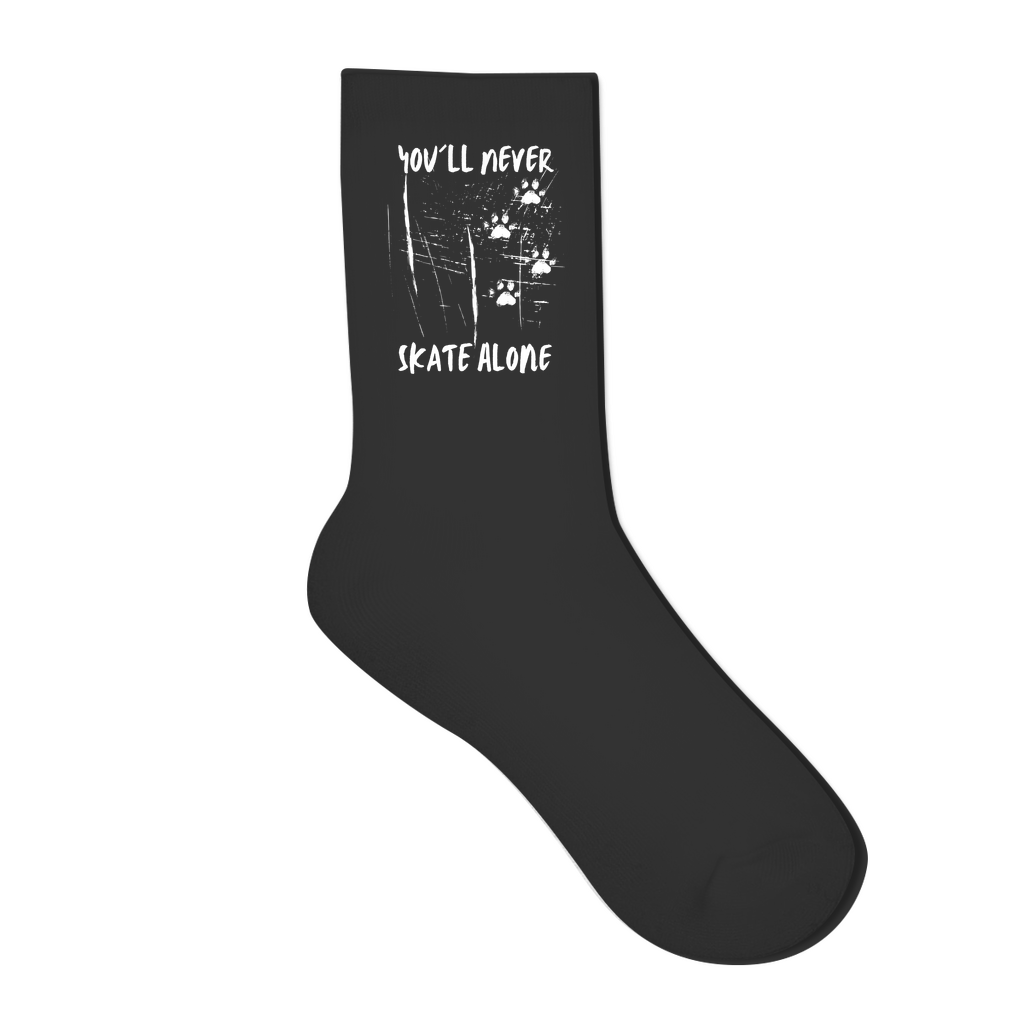 Socken NEVER SKATE ALONE