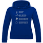 Ladies Hoodie EAT, SLEEP REPEAT