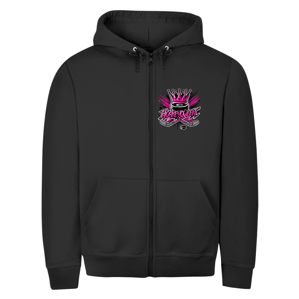 Unisex Zipper HOCKEYQUEEN (front&back)