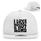 Snapback I LOVE HOCKEY & HOT MOMS