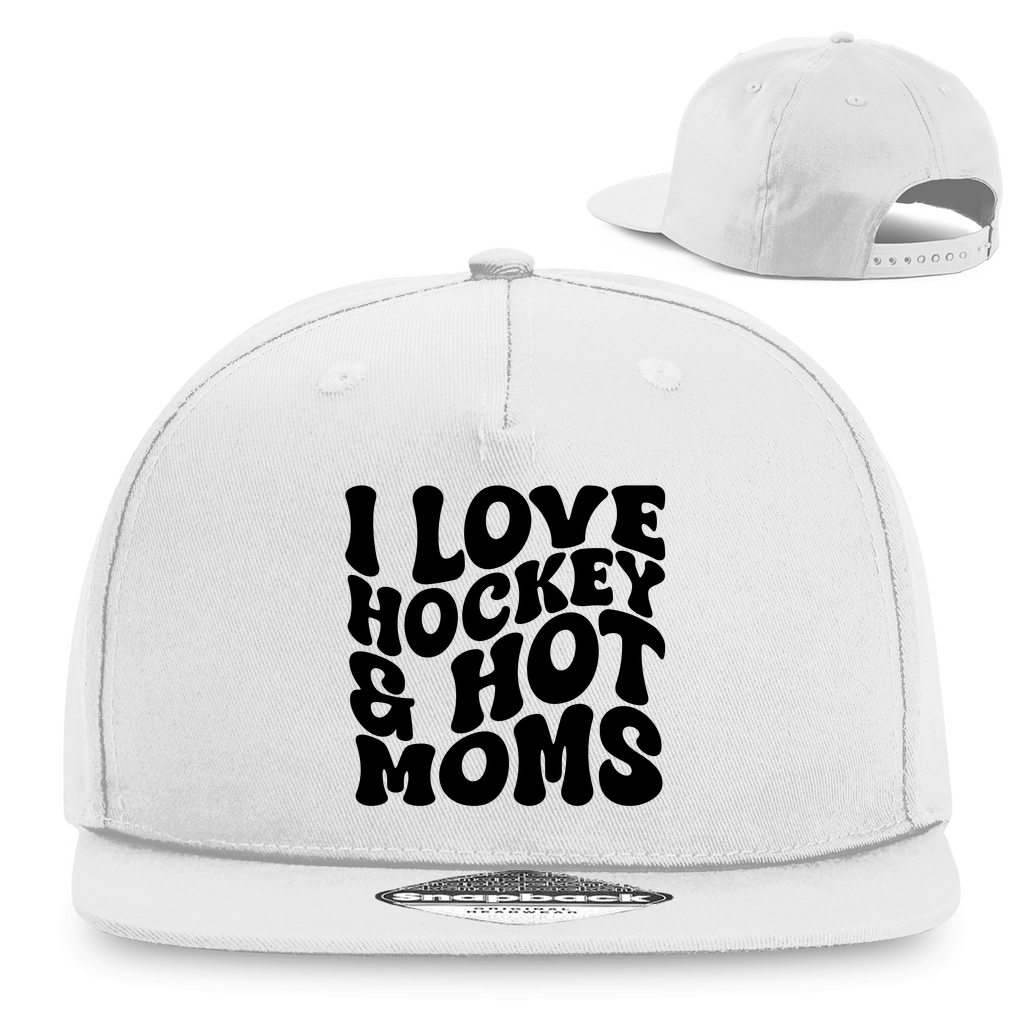 Snapback I LOVE HOCKEY & HOT MOMS