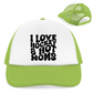 Retro Cap I LOVE HOCKEY & HOT MOMS