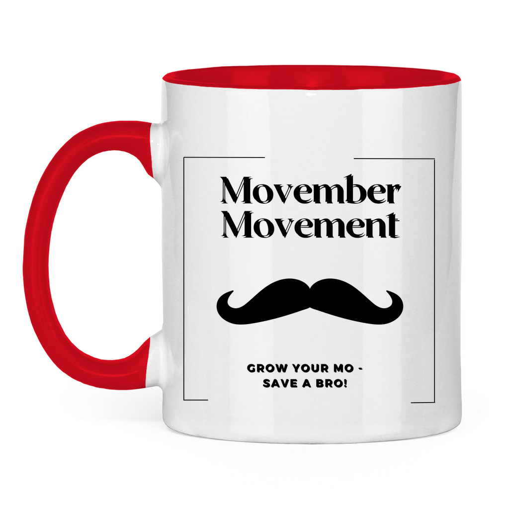 Tasse zweifarbig MOVEMBER MOVEMENT