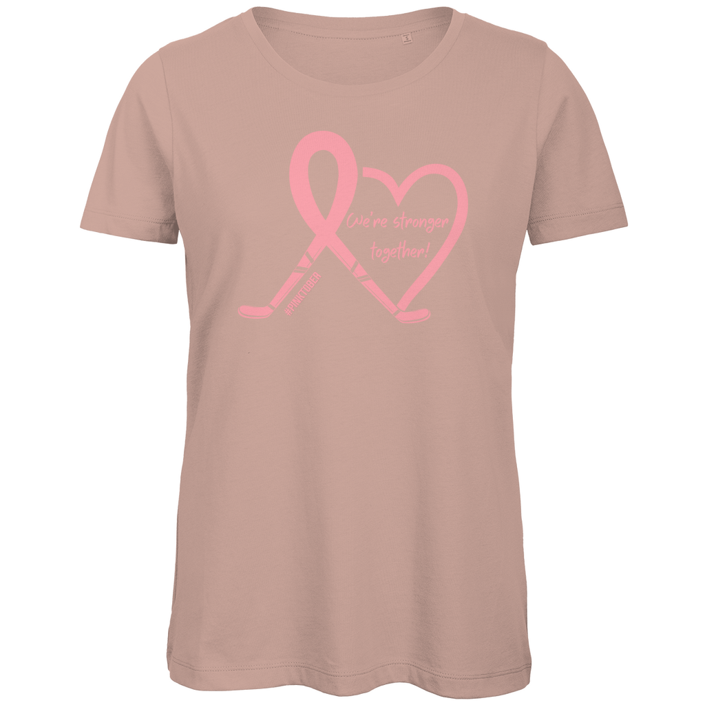 Ladies T-Shirt PINKTOBER STRONGER TOGETHER