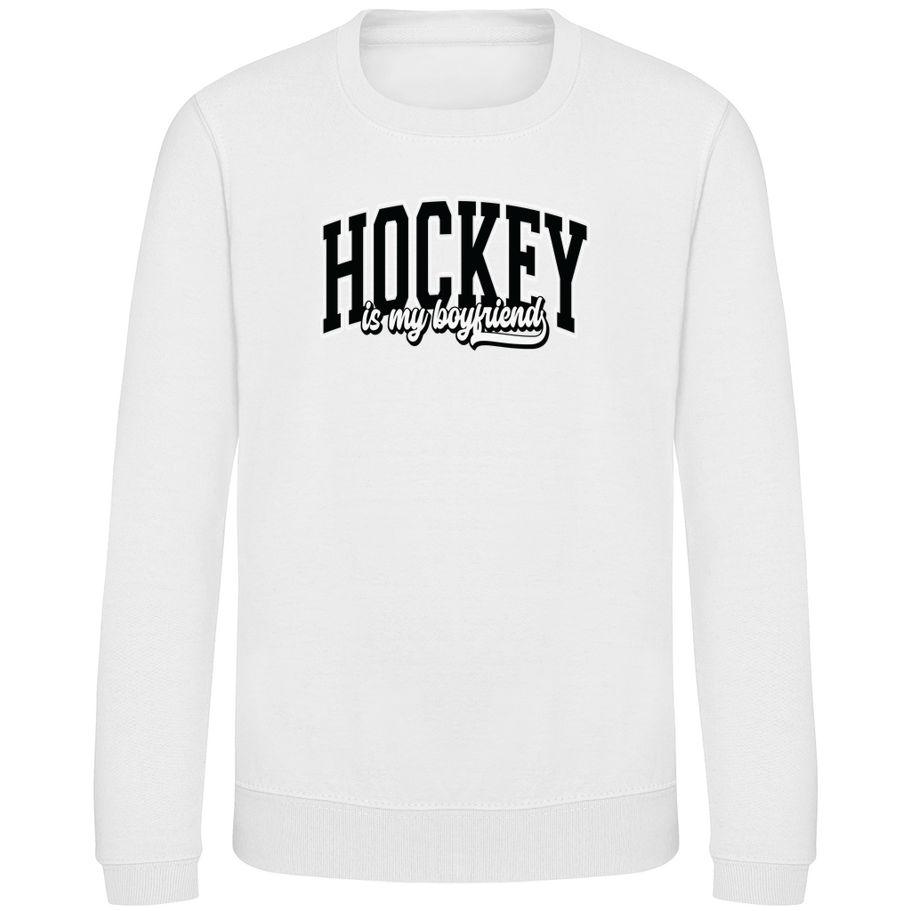 Kids Sweatshirt HOCKEY IS MY BOYFRIEND