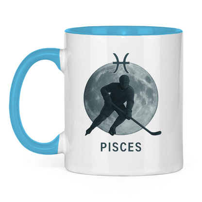 Tasse zweifarbig STERNZEICHEN PISCES / FISCH