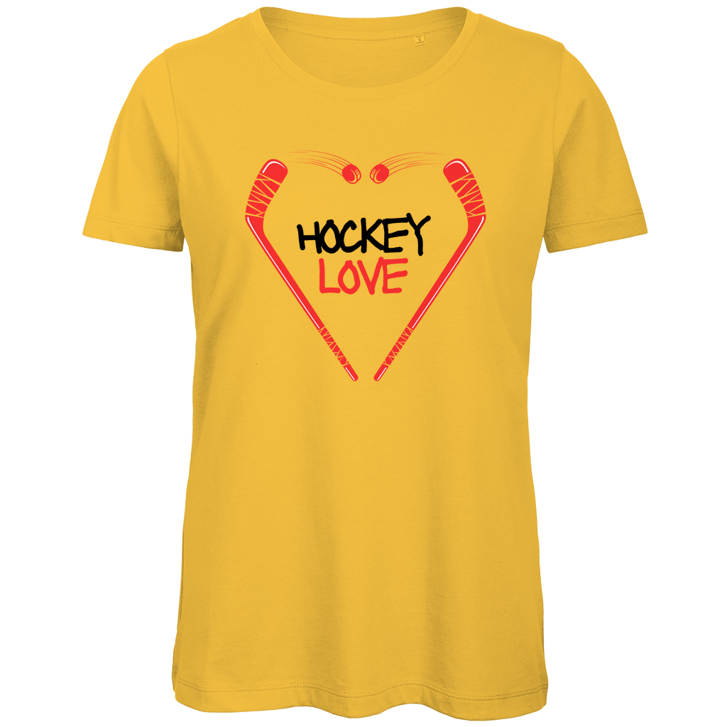 Ladies T-Shirt HOCKEYLOVE STICKHEART